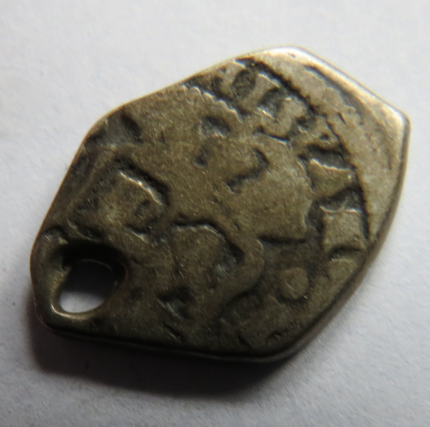18thC Spanish Colonial Silver 1 Real Cob Coin