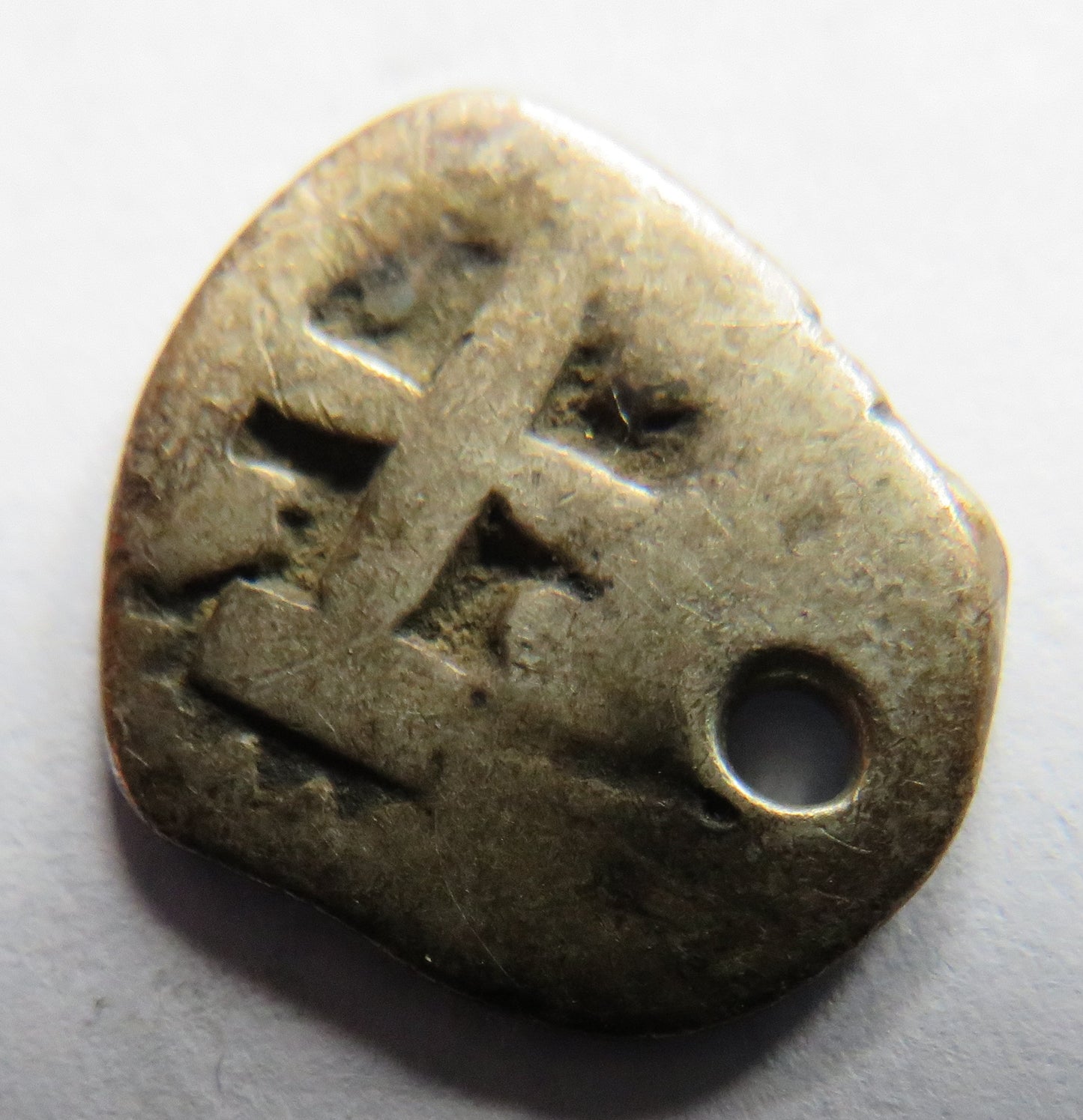 17th-18thC Spanish Colonial Silver 1/2 Real Cob Coin