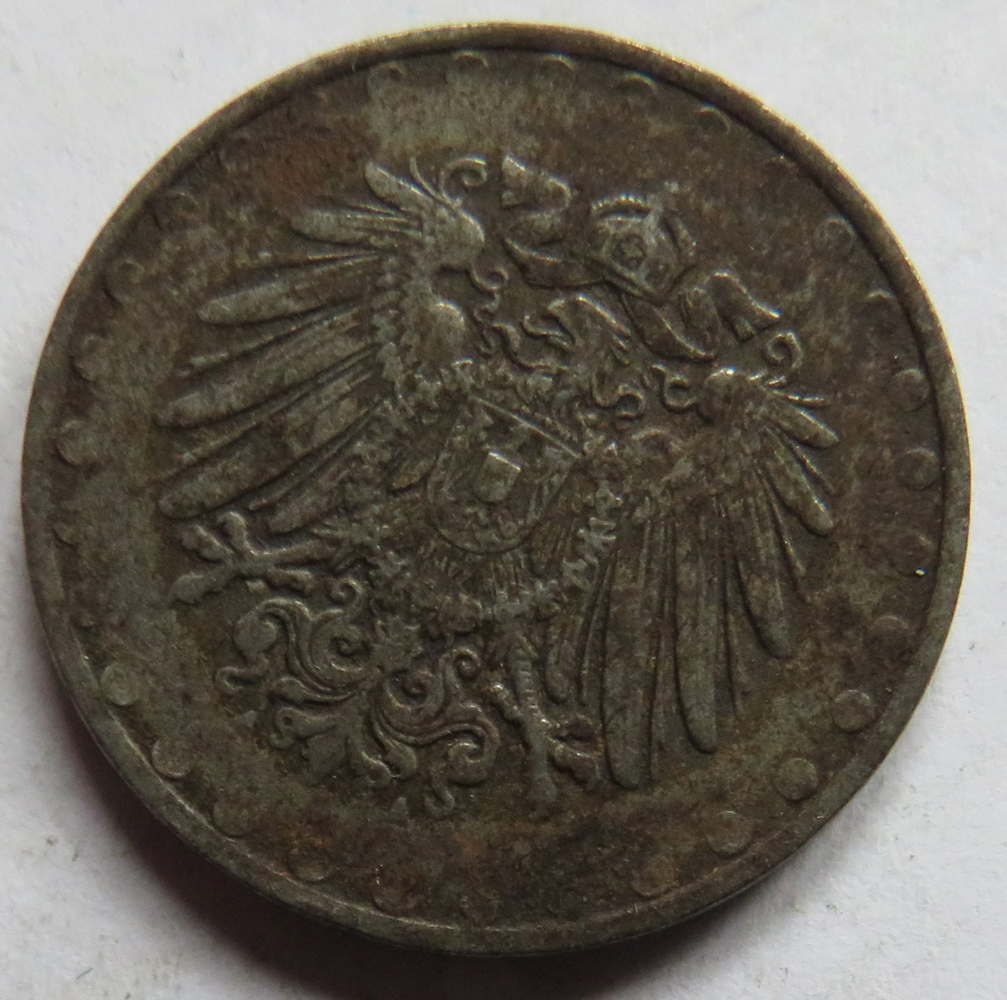 1916-A Germany 10 Pfennig Coin
