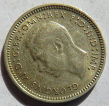 Load image into Gallery viewer, 1943 King George VI Australia Silver Threepence Coin
