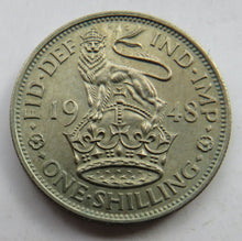 Load image into Gallery viewer, 1948 King George VI (English) Shilling Coin In High Grade
