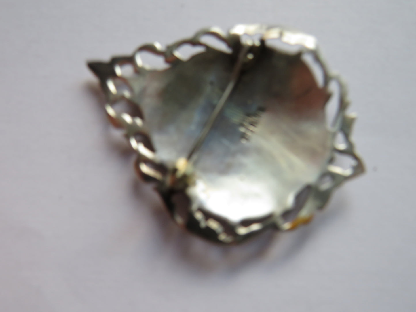 Vintage Siam / Thailand Sterling Silver Ladies Brooch
