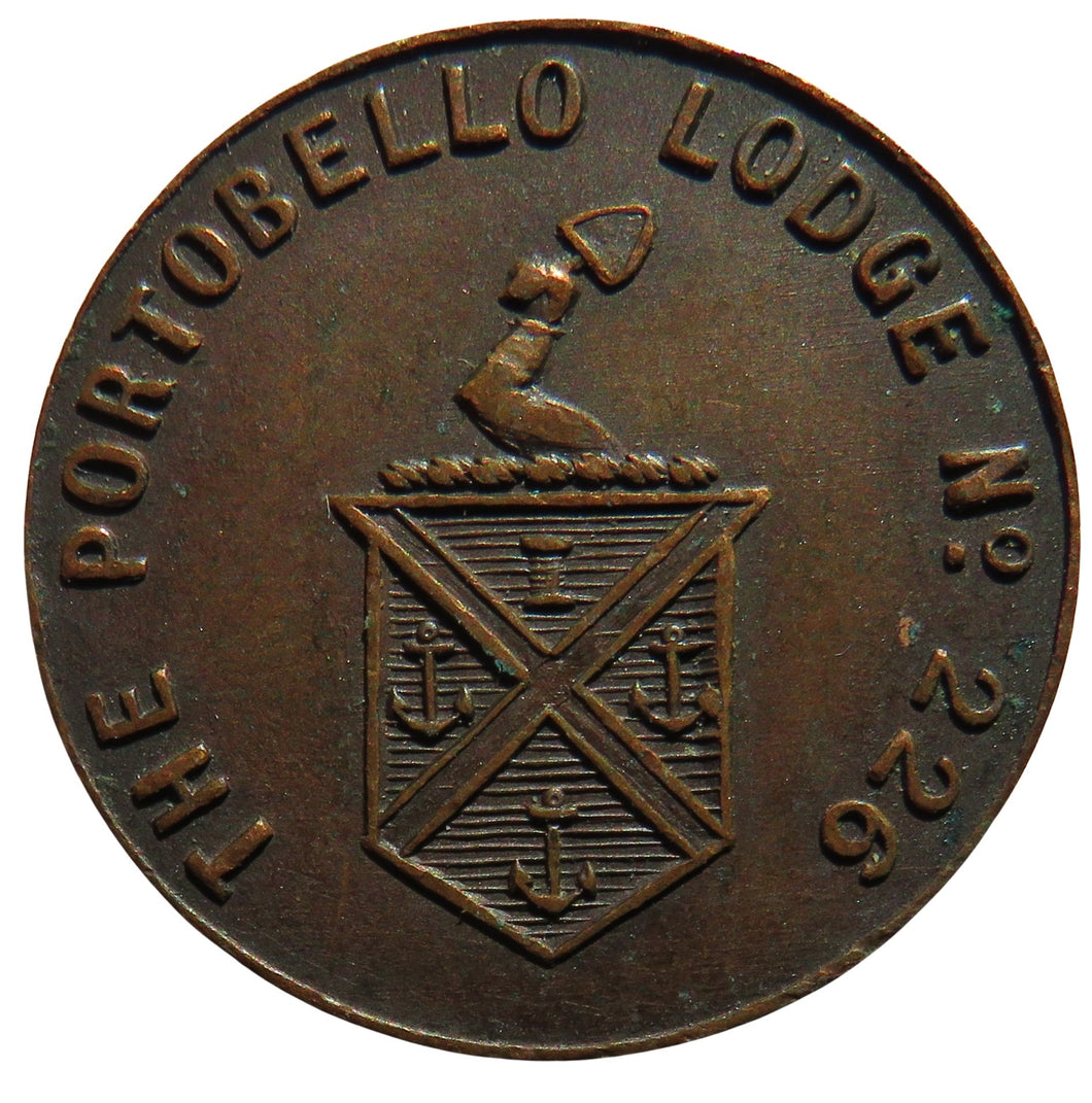 The Portobello Lodge No 226 Masonic Mark Token