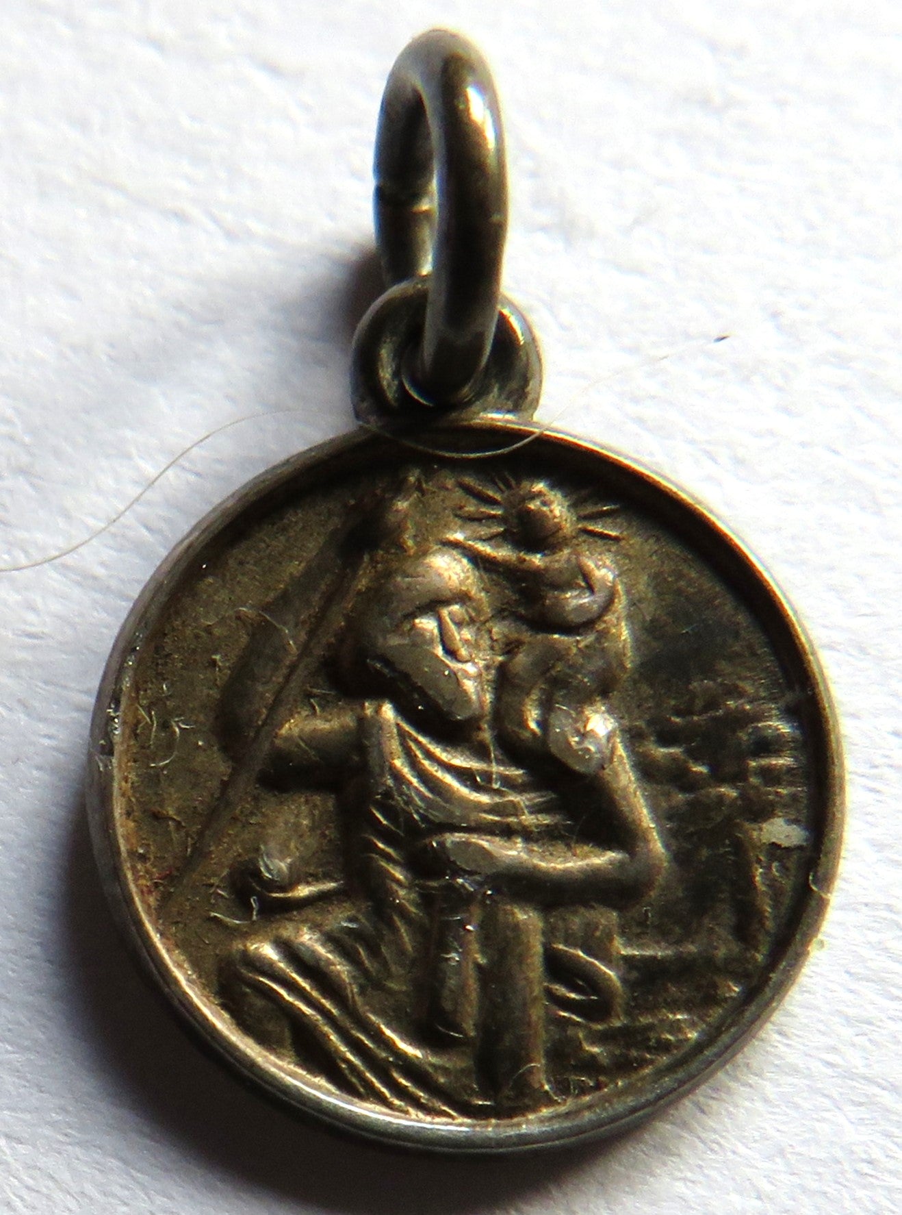 Small Silver St Christopher Pendant