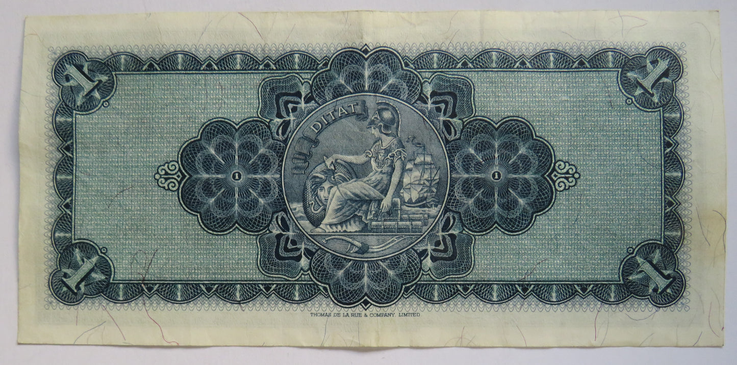 1963 The British Linen Bank £1 One Pound Banknote D/4