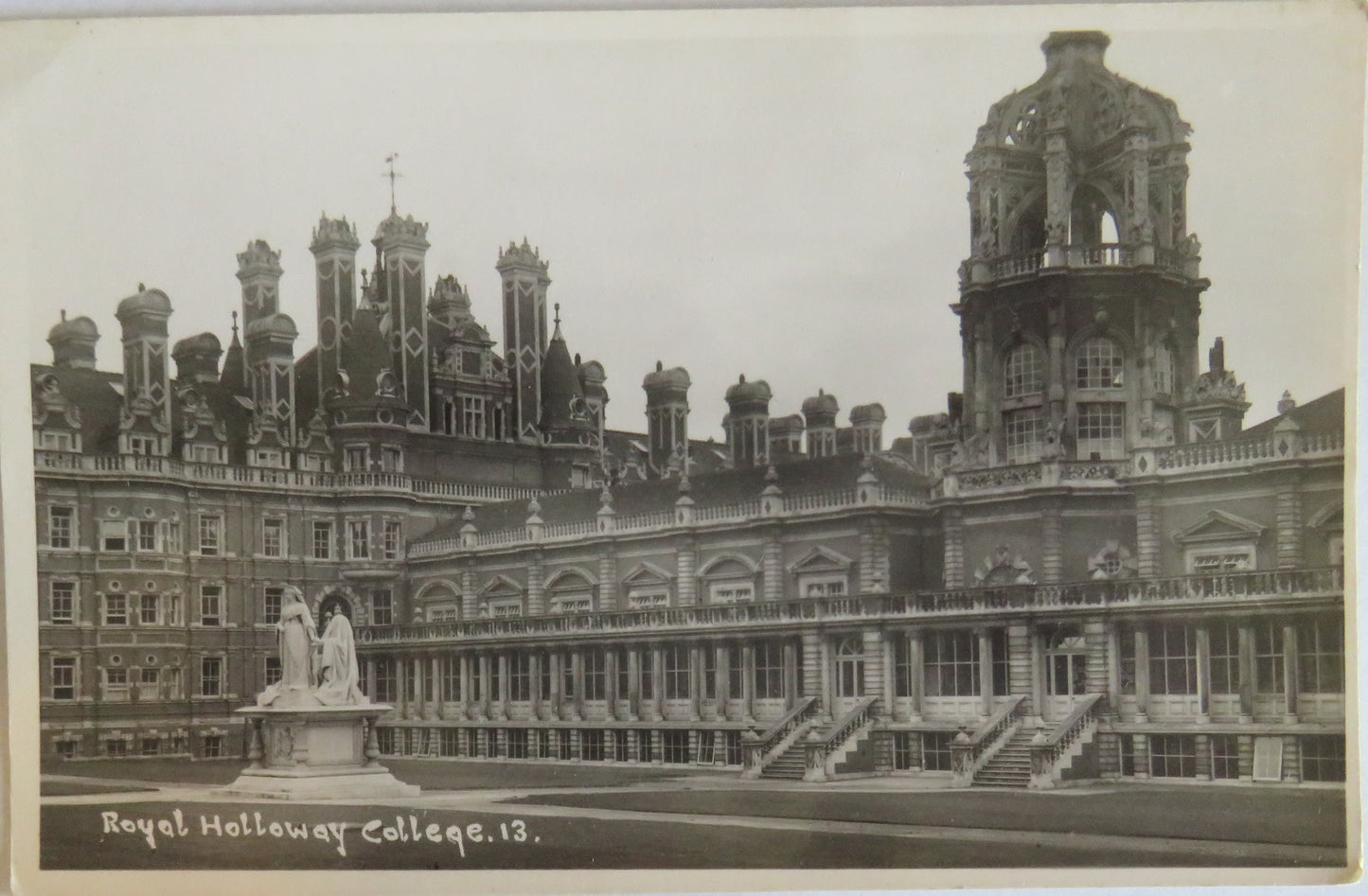 Vintage Postcard of Royal Holloway College