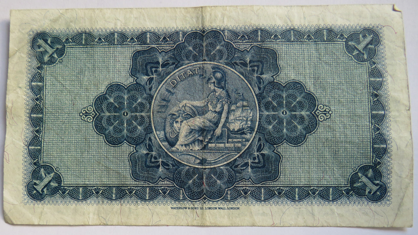 1960 The British Linen Bank £1 One Pound Banknote O/3
