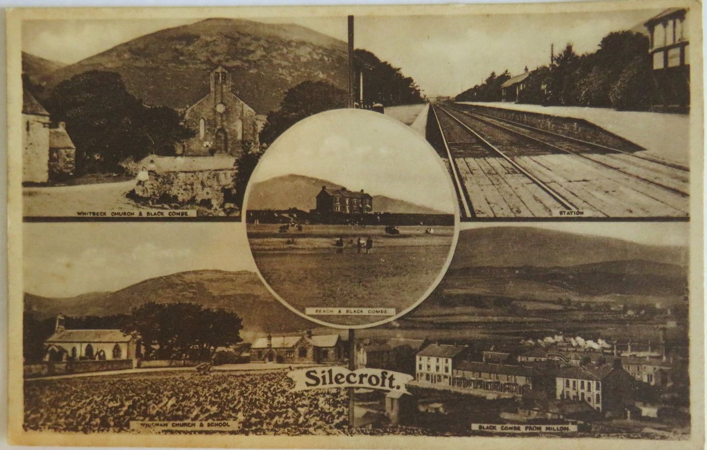 Vintage Postcard of Silecroft