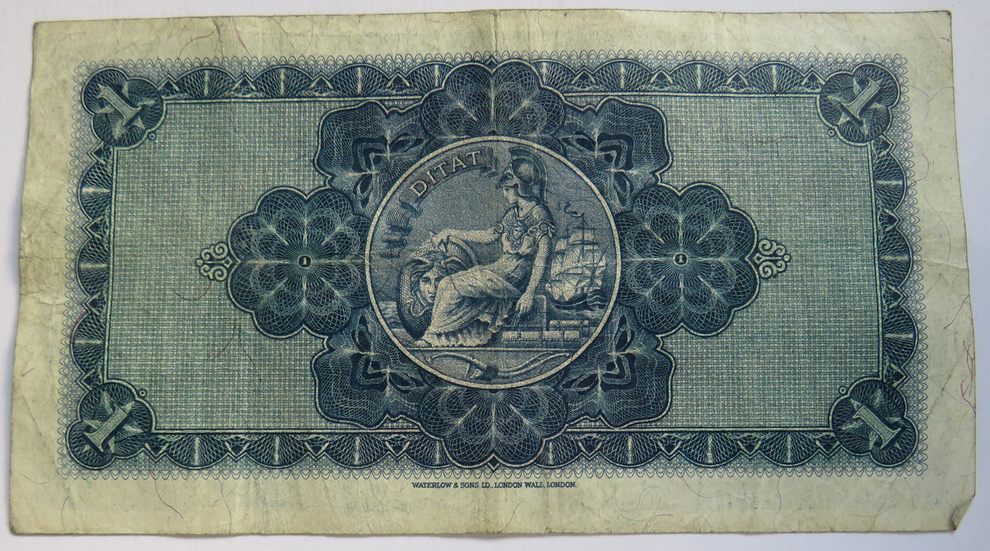 1960 The British Linen Bank £1 One Pound Banknote O/3