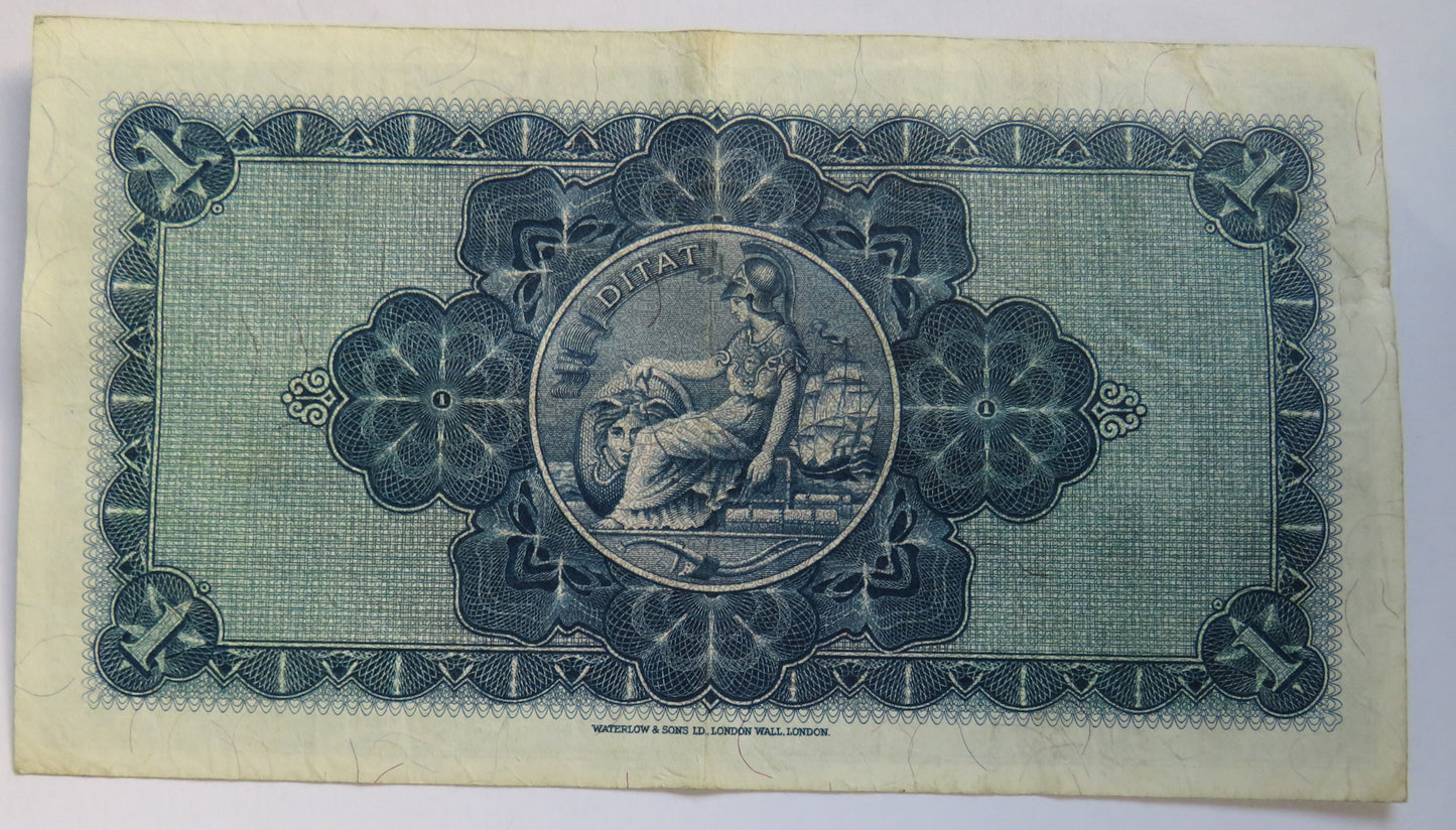 1960 The British Linen Bank £1 One Pound Banknote P/3