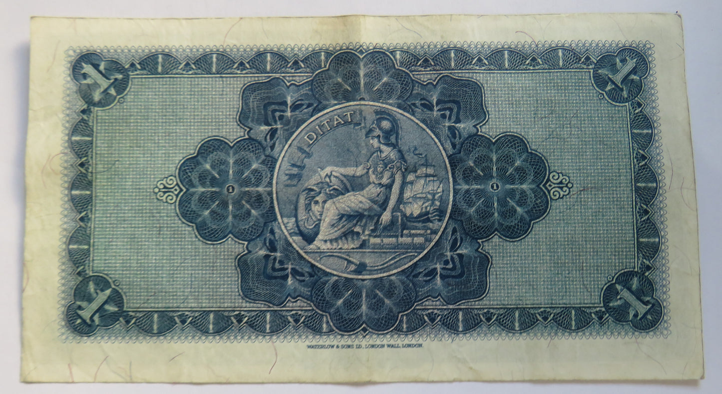 1960 The British Linen Bank £1 One Pound Banknote P/3