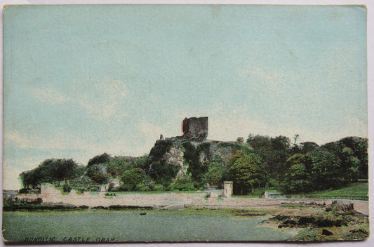 Vintage Postcard of Dunollie Castle, Oban