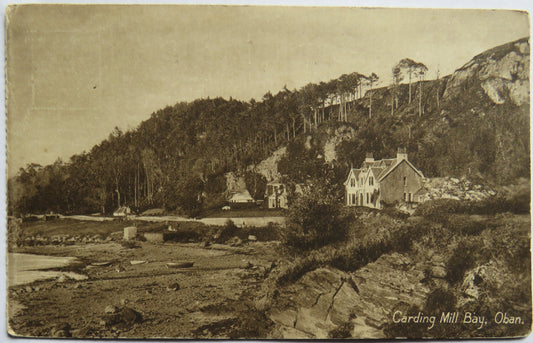 Vintage Postcard of Carding Mill Bay, Oban