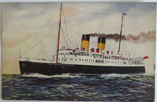 Vintage Postcard of T.S.S. "Isle of Sark"