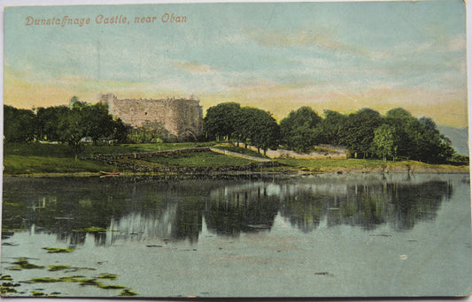 Vintage Postcard of Dunstaffnage Castle, near Oban