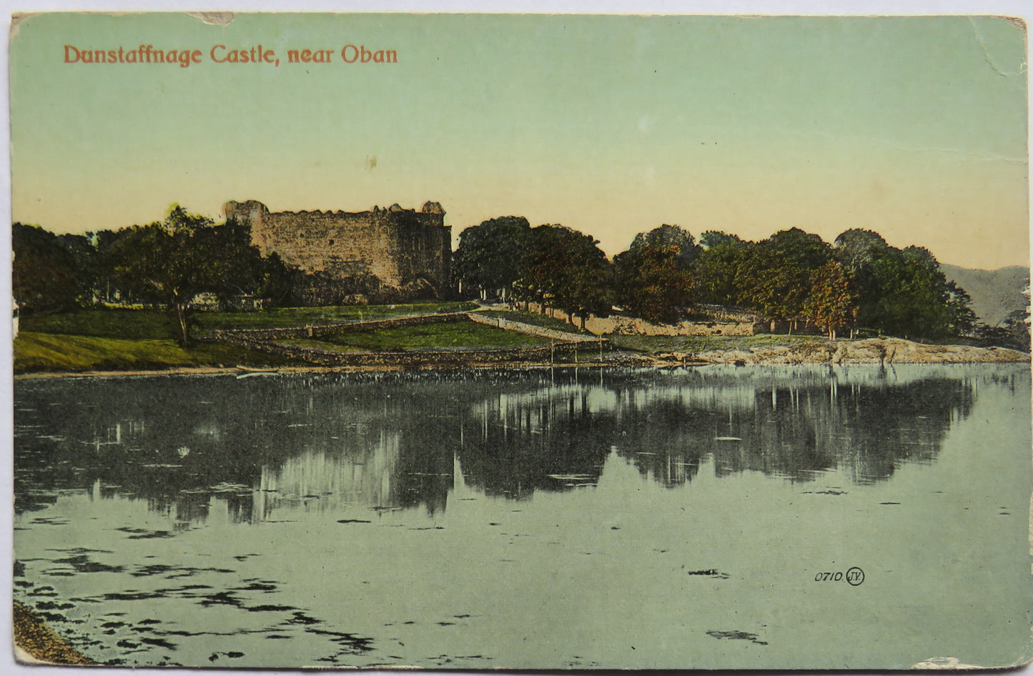 Vintage Postcard of Dunstaffnage Castle, Near Oban