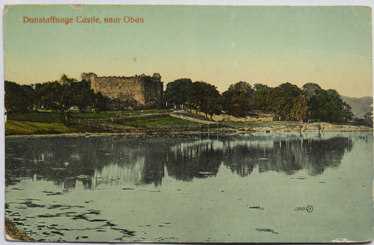 Vintage Postcard of Dunstaffnage Castle, Near Oban