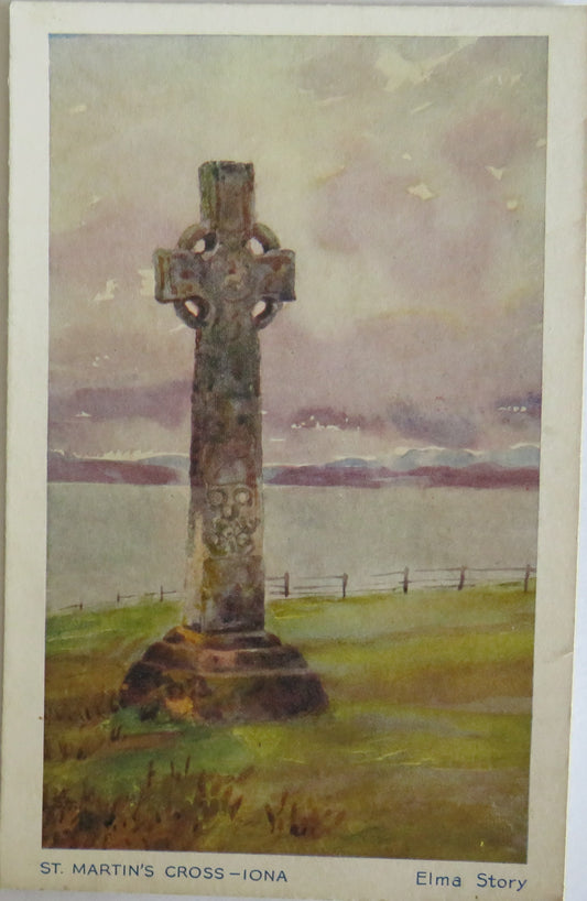 Vintage Postcard of St. Martin's Cross-Iona