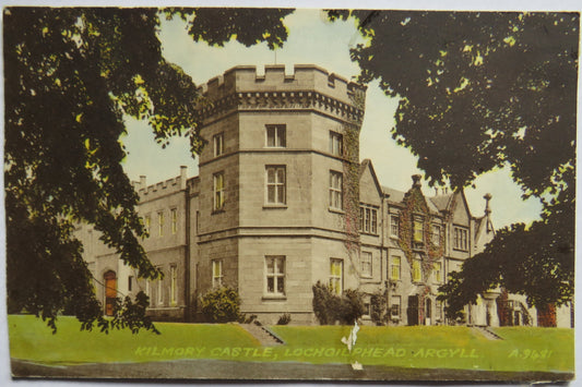 Vintage Postcard of Kilmory Castle, Lochgilphead, Argyll 1952