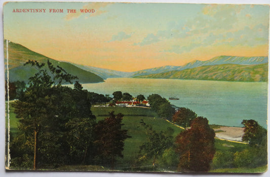 Vintage Postcard of Ardentinny from the Wood