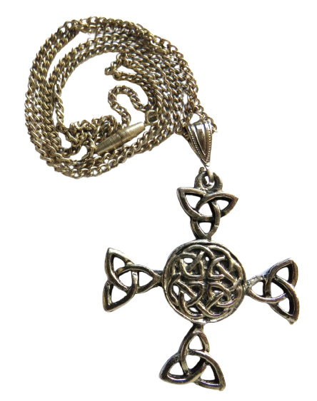 Scottish Celtic Knotwork Cross Pendant By Jacobite