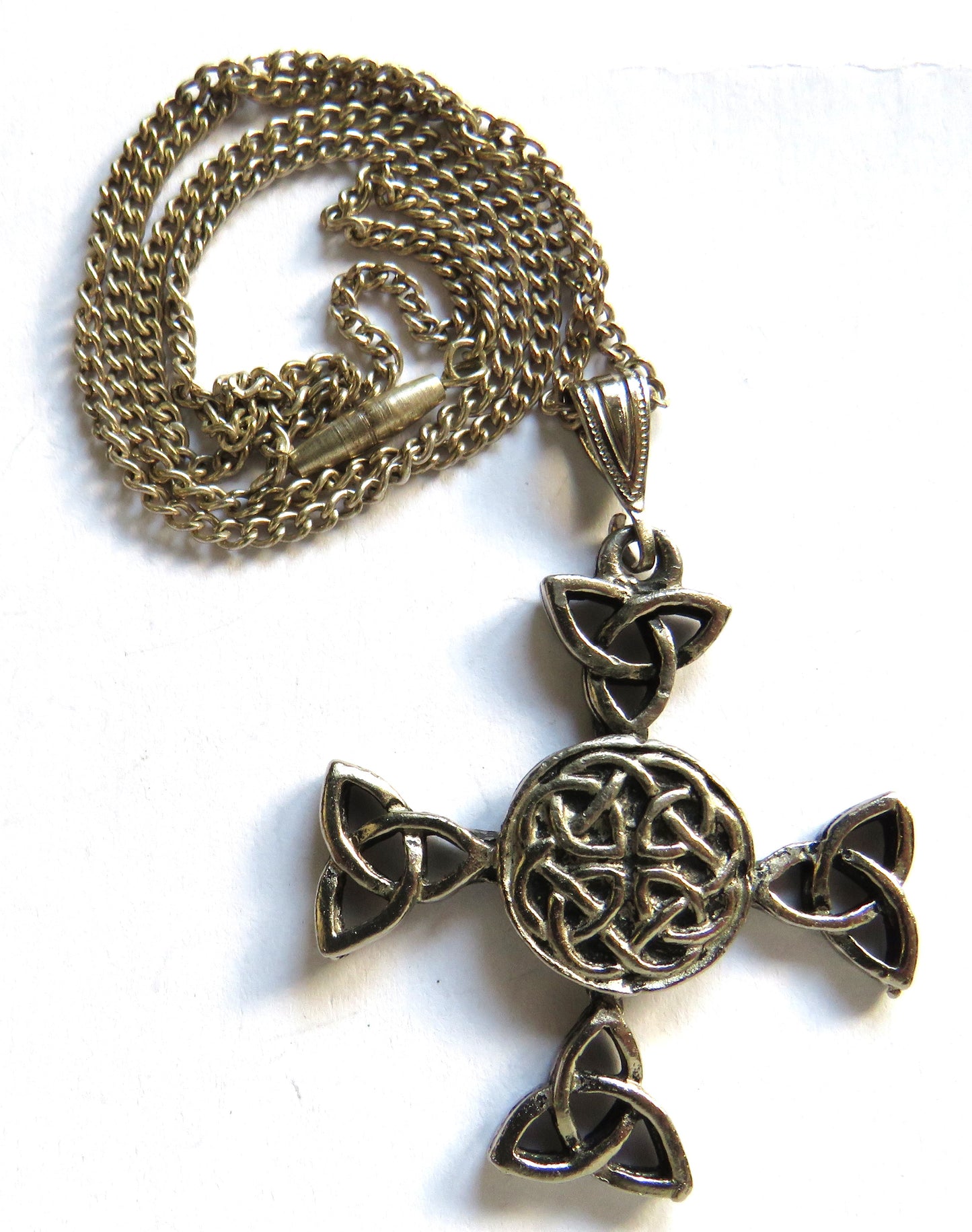 Scottish Celtic Knotwork Cross Pendant By Jacobite