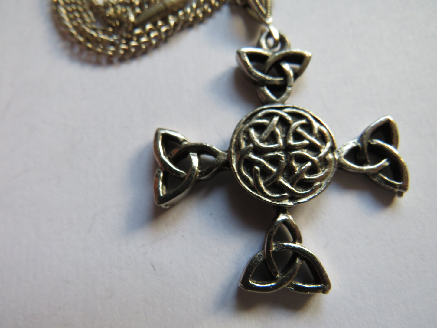 Scottish Celtic Knotwork Cross Pendant By Jacobite