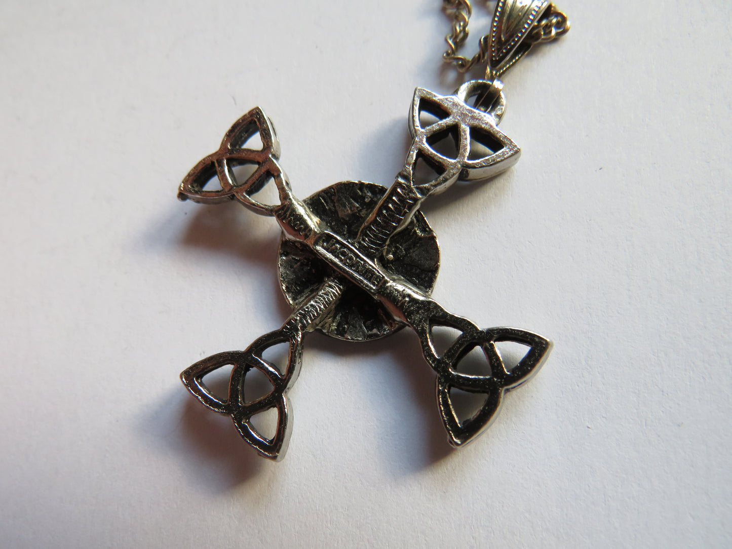 Scottish Celtic Knotwork Cross Pendant By Jacobite