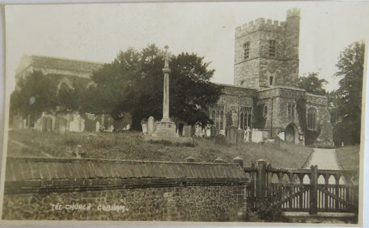 Vintage Postcard of The Church Cobnam