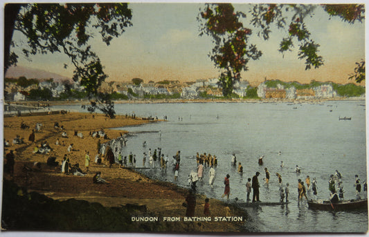 Vintage Postcard of Dunoon From Bathing Station