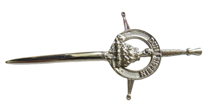 Scottish Kilt Pin In Sword Style Dùn Èistean