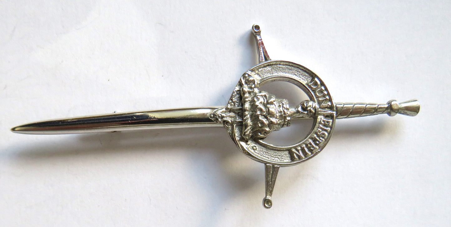 Scottish Kilt Pin In Sword Style Dùn Èistean