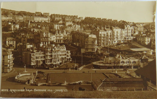 Vintage Postcard of Ilfracombe From Capstone Hill