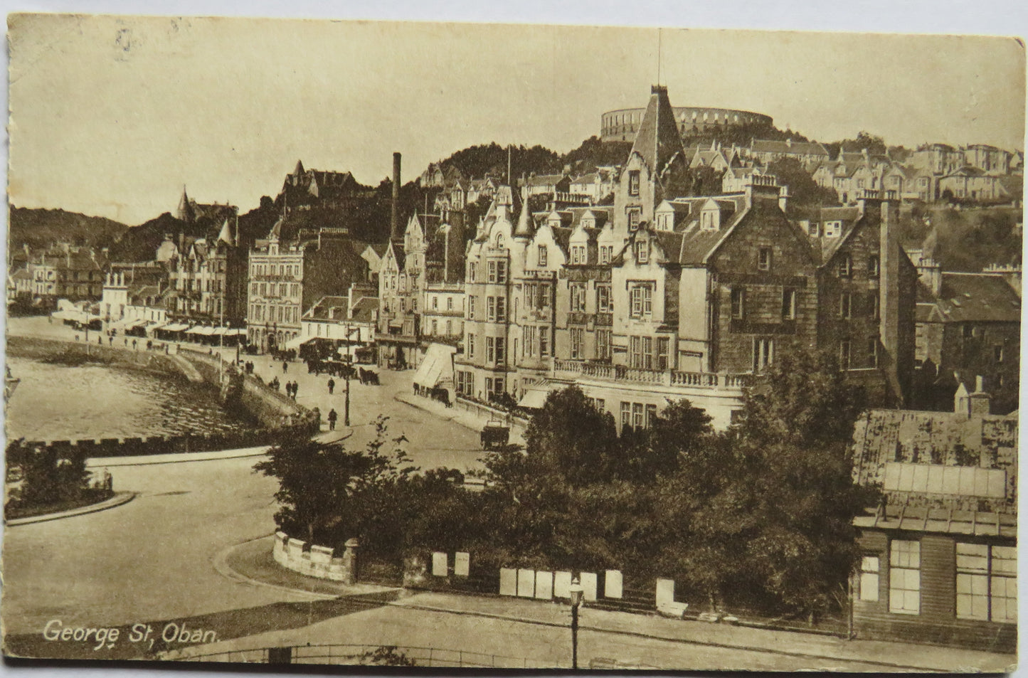 Vintage Postcard of George St. Oban