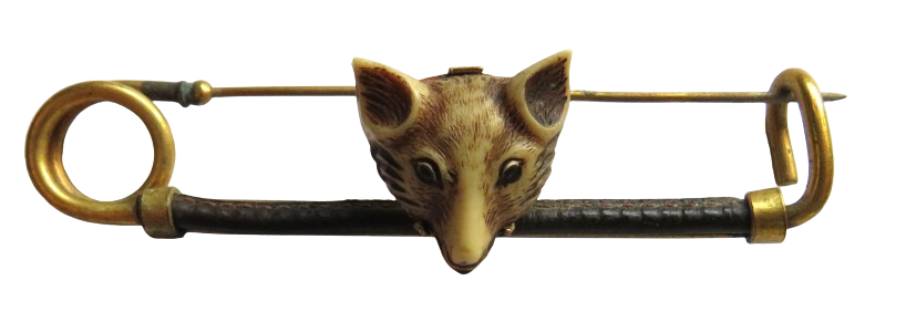 Vintage Fox Head / Hunting Pin / Brooch
