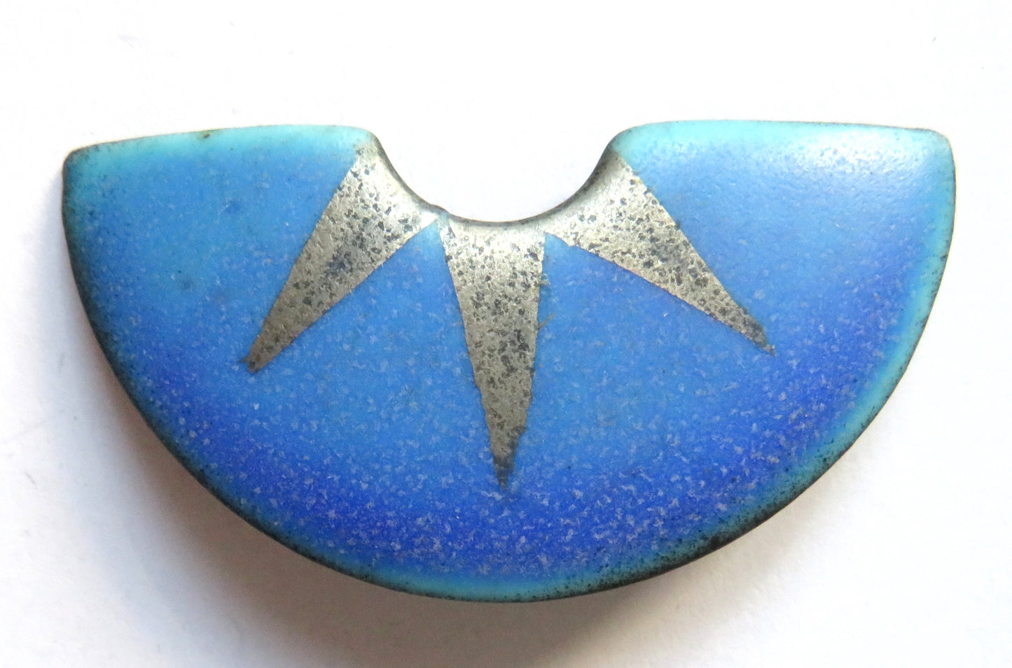Stylish Ceramic Art Blue Ladies Brooch