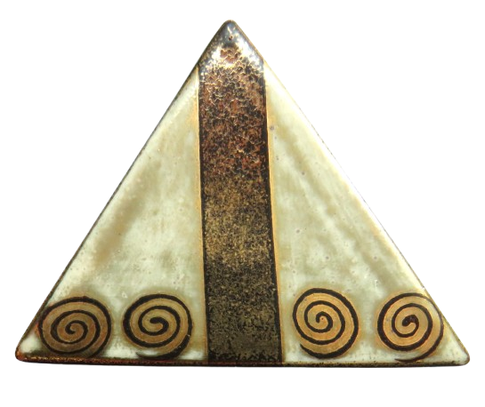Stylish Ceramic Art Ladies Brooch