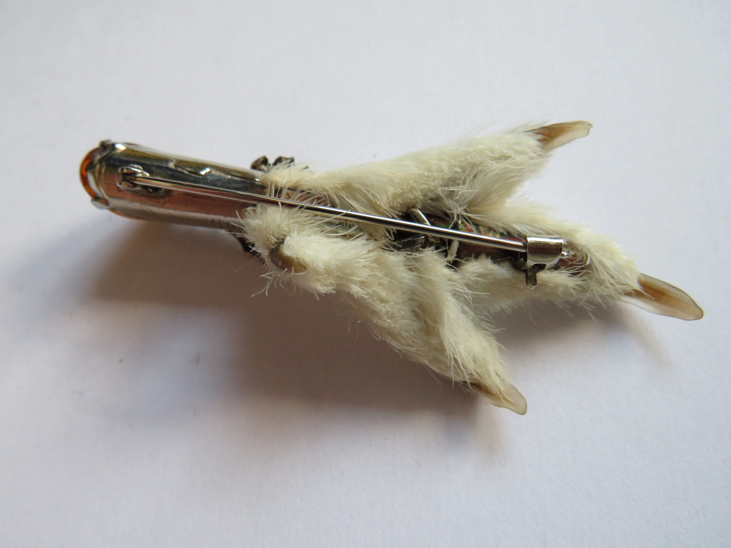 Vintage Scottish Thistle Grouse Foot Brooch