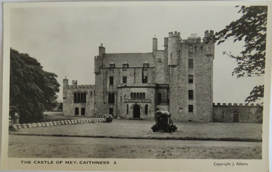 Vintage Postcard of The Castle of Mey, Caithness