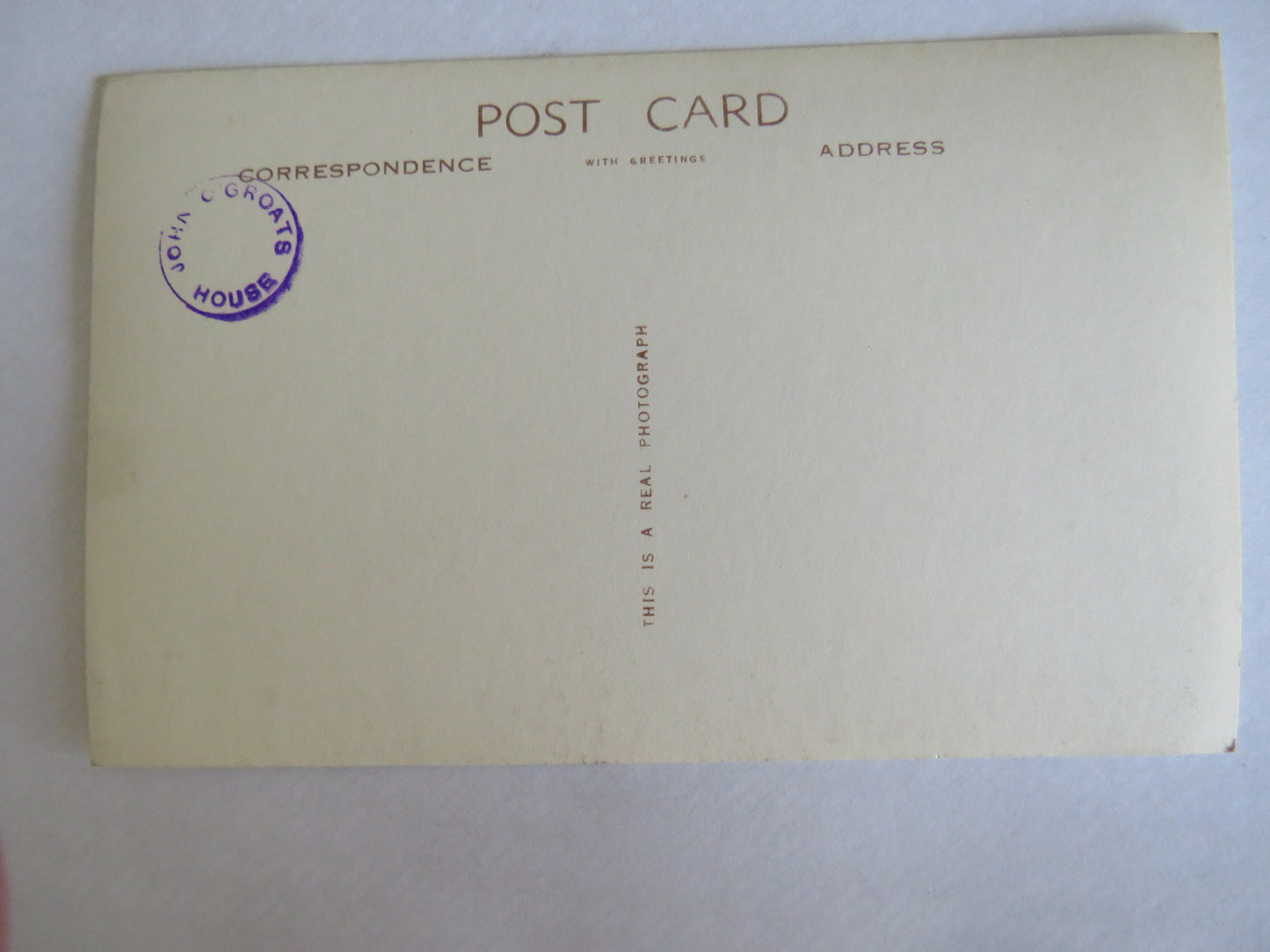 Vintage Postcard of The Castle of Mey, Caithness