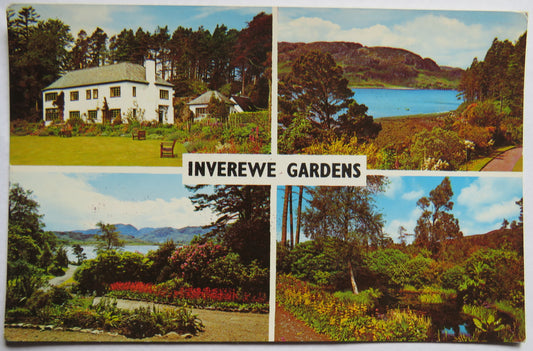 Vintage Postcard of Inverewe Gardens