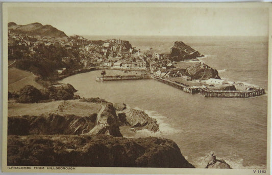 Vintage Postcard of Ilfracombe From Hillsborough
