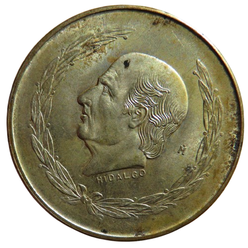 1952 Mexico Silver 5 Pesos Coin