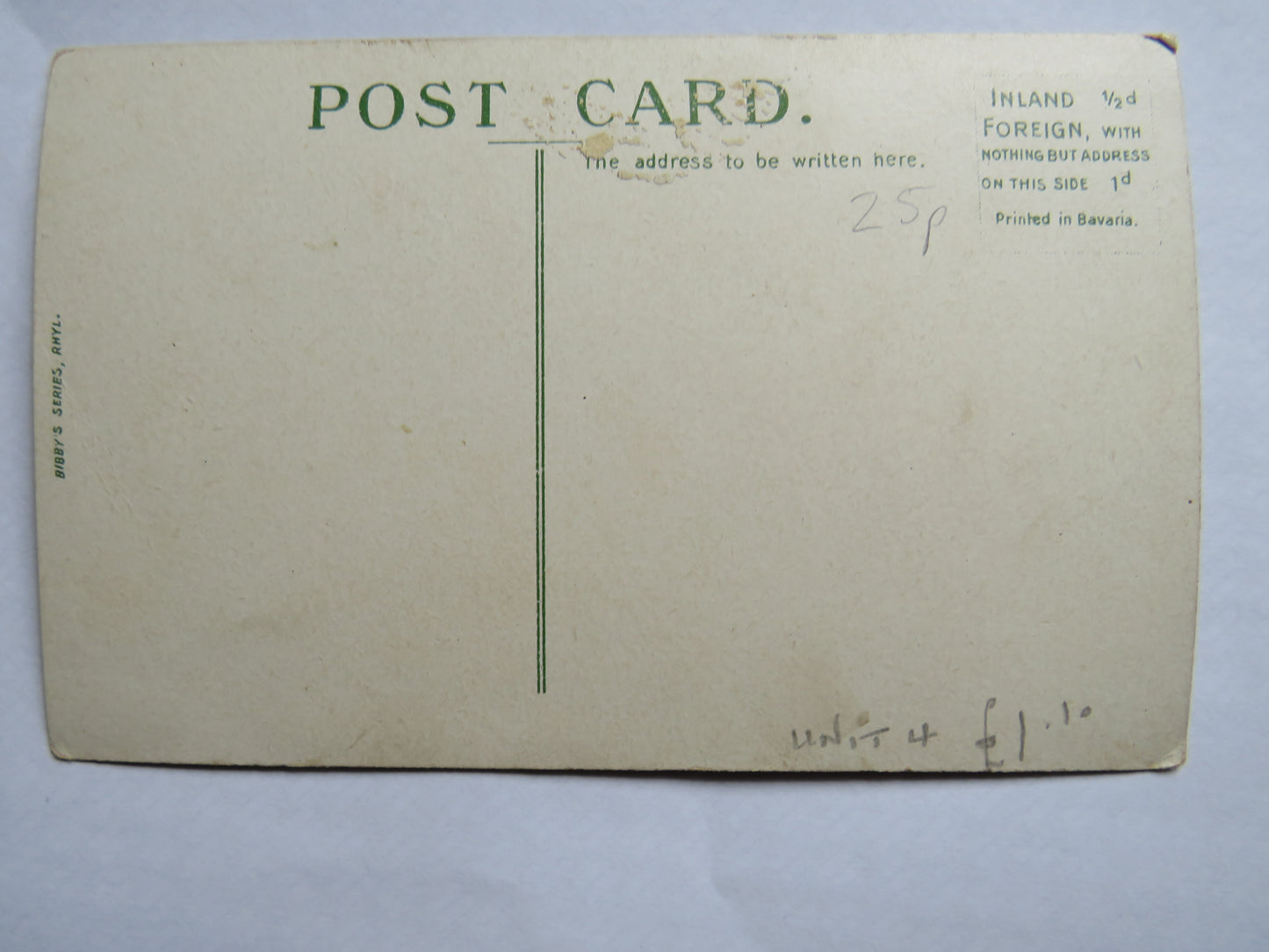 Vintage Postcard of Gwrych Castle Nr Rhyl