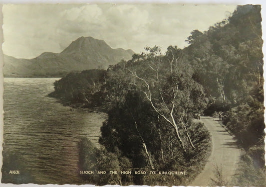 Vintage Postcard of Slioch and The High Road To Kinlochewe