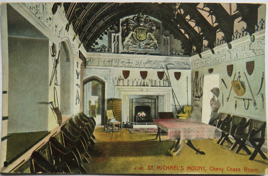 Vintage Postcard of St. Michael's Mount, Chevy Chase Room