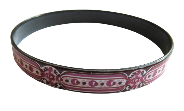 Vintage Ladies Enamelled Bangle By Michaela Frey