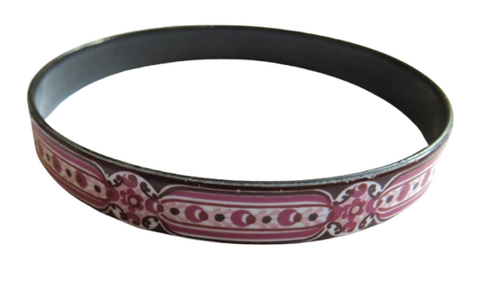 Vintage Ladies Enamelled Bangle By Michaela Frey