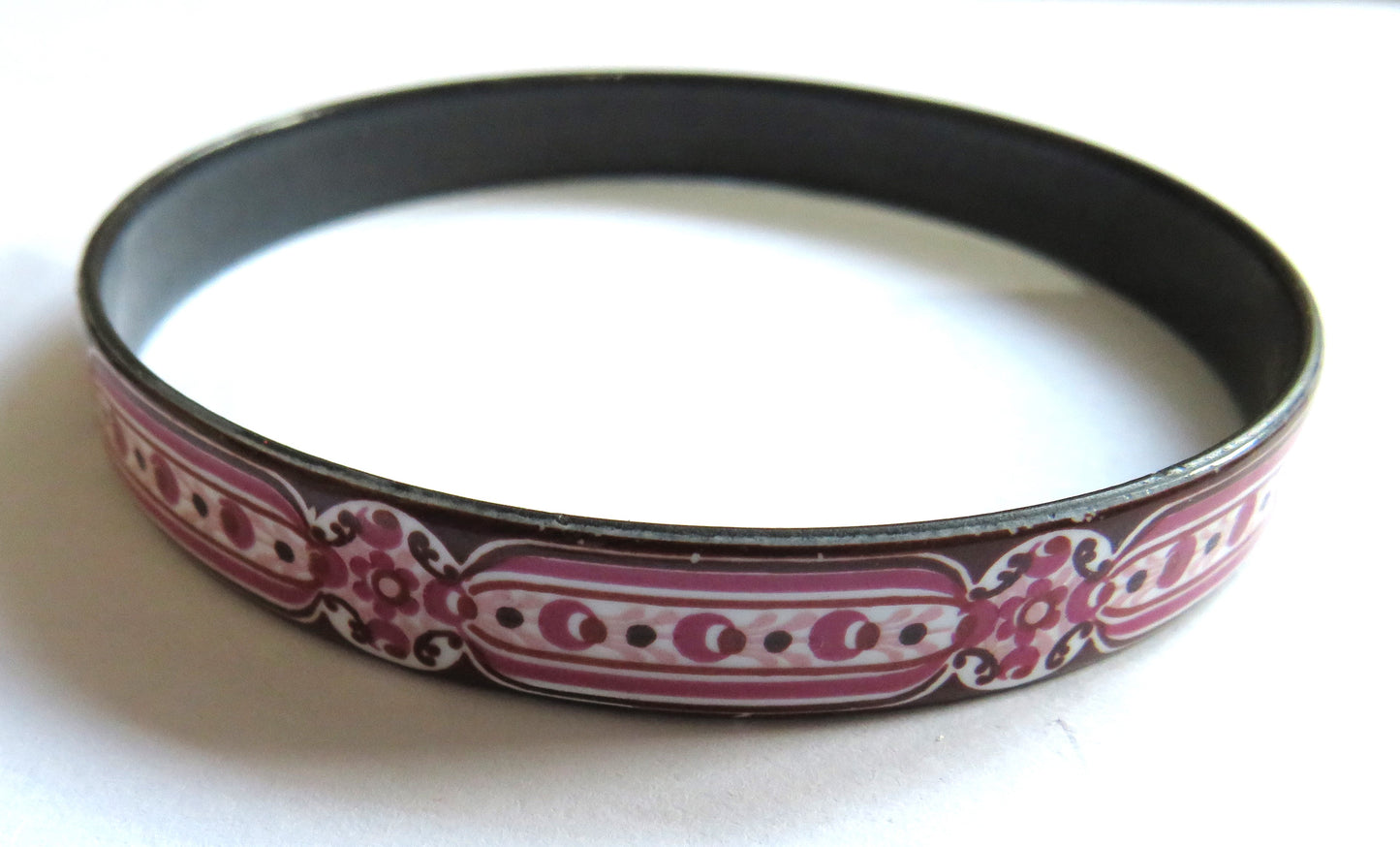 Vintage Ladies Enamelled Bangle By Michaela Frey
