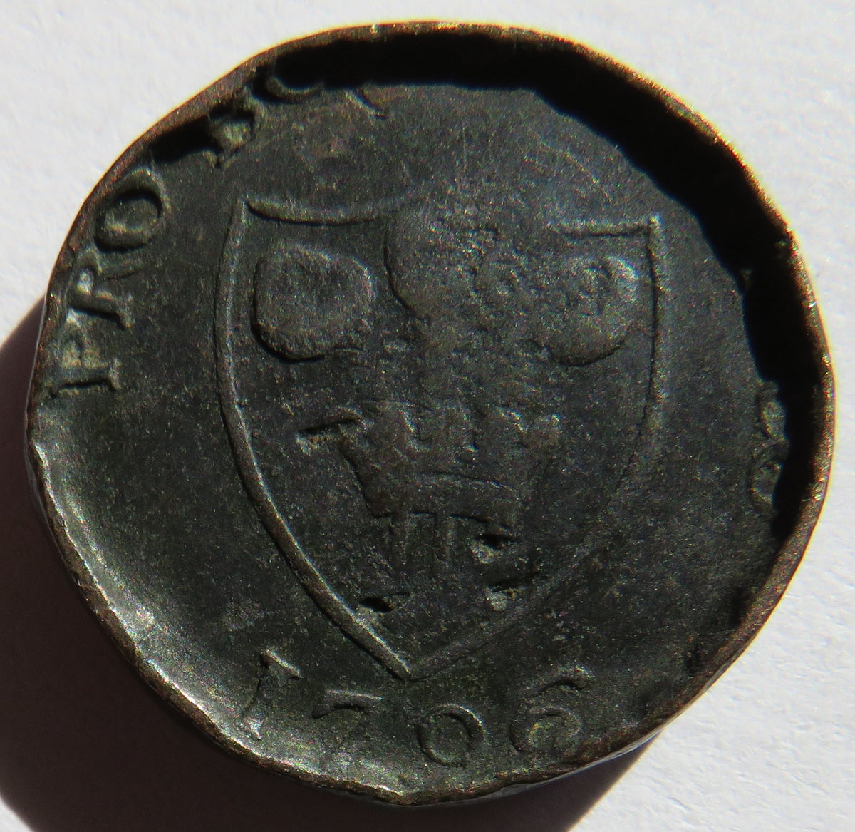 1796 "Pro Bono Publico" Middlesex Farthing Token